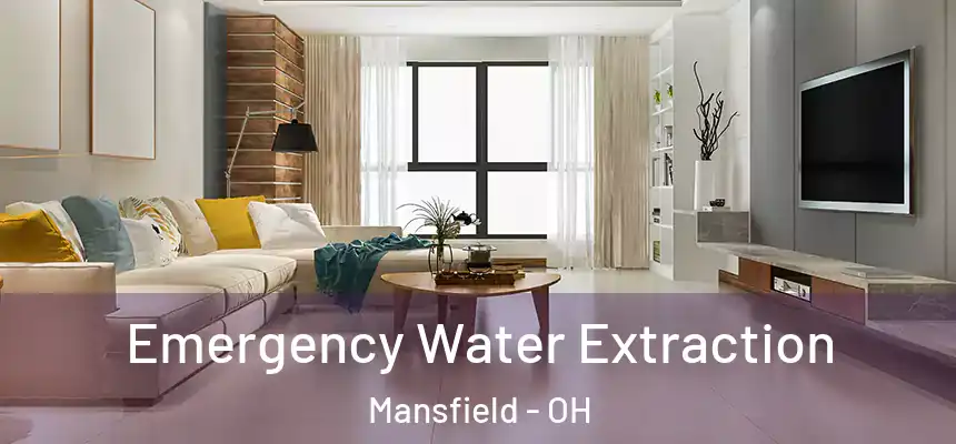 Emergency Water Extraction Mansfield - OH